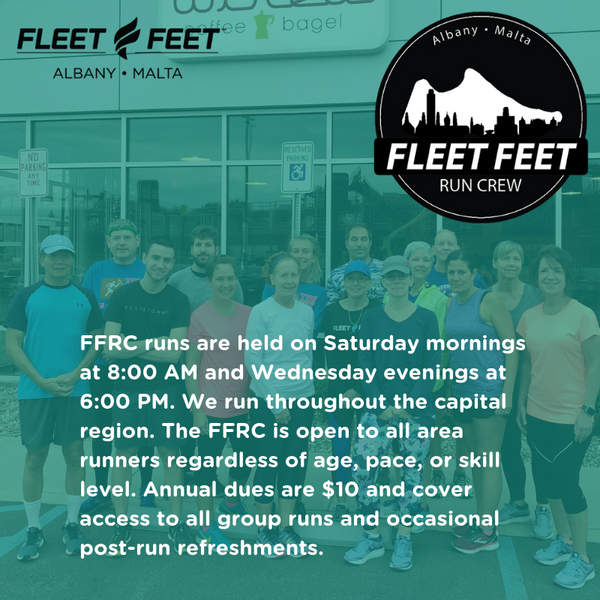 Fleet Feet Albany Malta Run Crew FFRC Saturday Wednesday