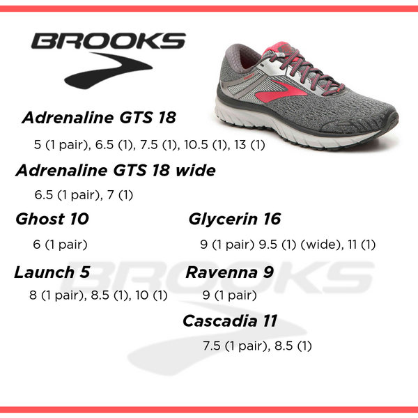 Malta Clearance Shoes Brooks Andrenaline Ghost Launch Cascadia Glycerin