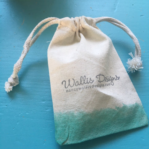 Do It Yourself Dip Dye Bags for Jewelry by Wallis Designs