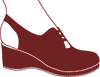 Illustration of a Wedge Shoe