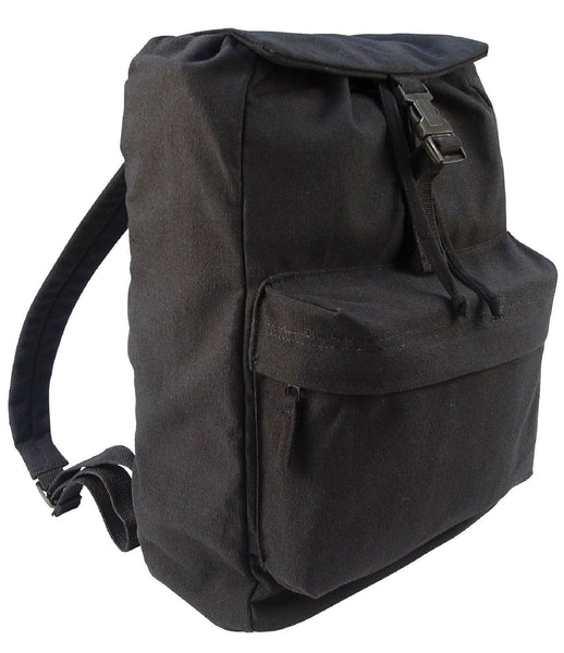 Canvas Daypacks H2O Resistant Camo or Black Backpack Bookbag Hiking Bags 