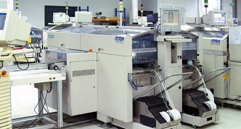 ATEN's Surface Mount Technology (SMT) equipment,