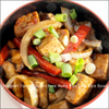 Gluten free vegan Kung Pao tofu rice bowl image