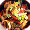 Vegan tofu and mushroom recipe image