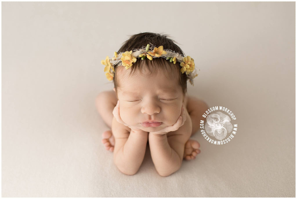 Newborn photography posing