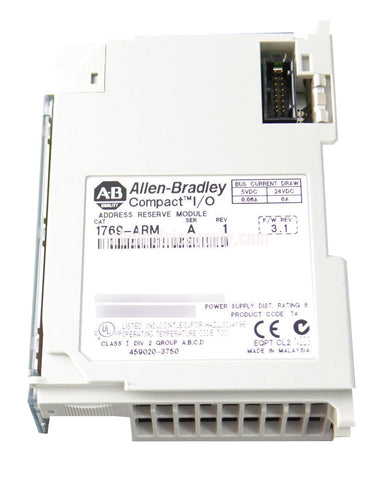 Allen Bradley Compact I/O Address Reserve Module 1769-ARM Ser A Rev 1 F/W Rev 3 QTY