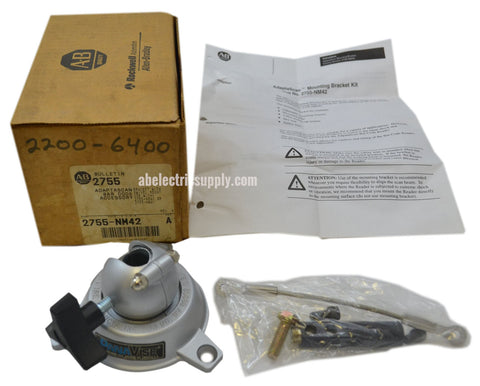 Allen Bradley 2755-NM42 Ser A MOUNTING BRACKET KIT SPLIT-BALL SINGLE KNOB In
