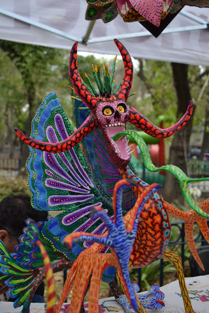 Alebrijes papel maché cartonería