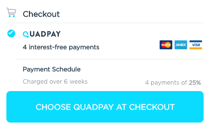QuadPay checkout