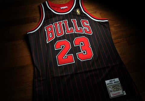 black and red michael jordan