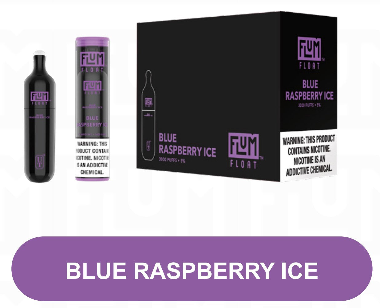 Flum Float Blue Raspberry Ice Handh Tobacco 9282
