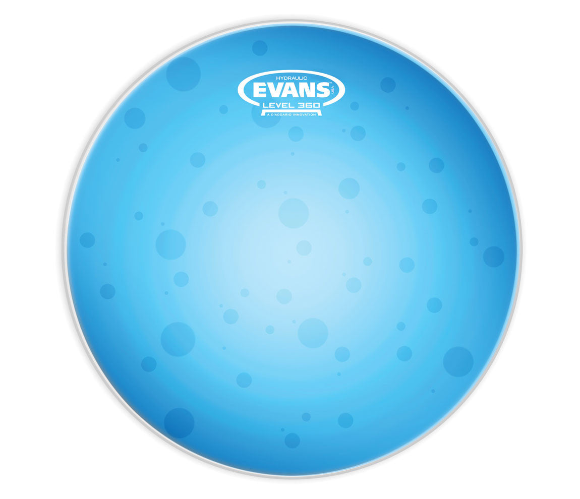 Evans Level 360 Blue Hydraulic drum heads