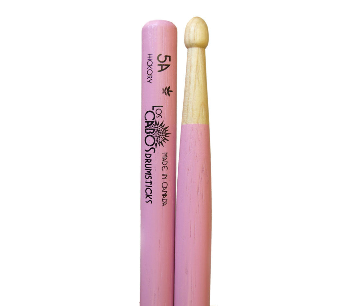 Los Cabos 5A Pinks White Hickory Drumsticks
