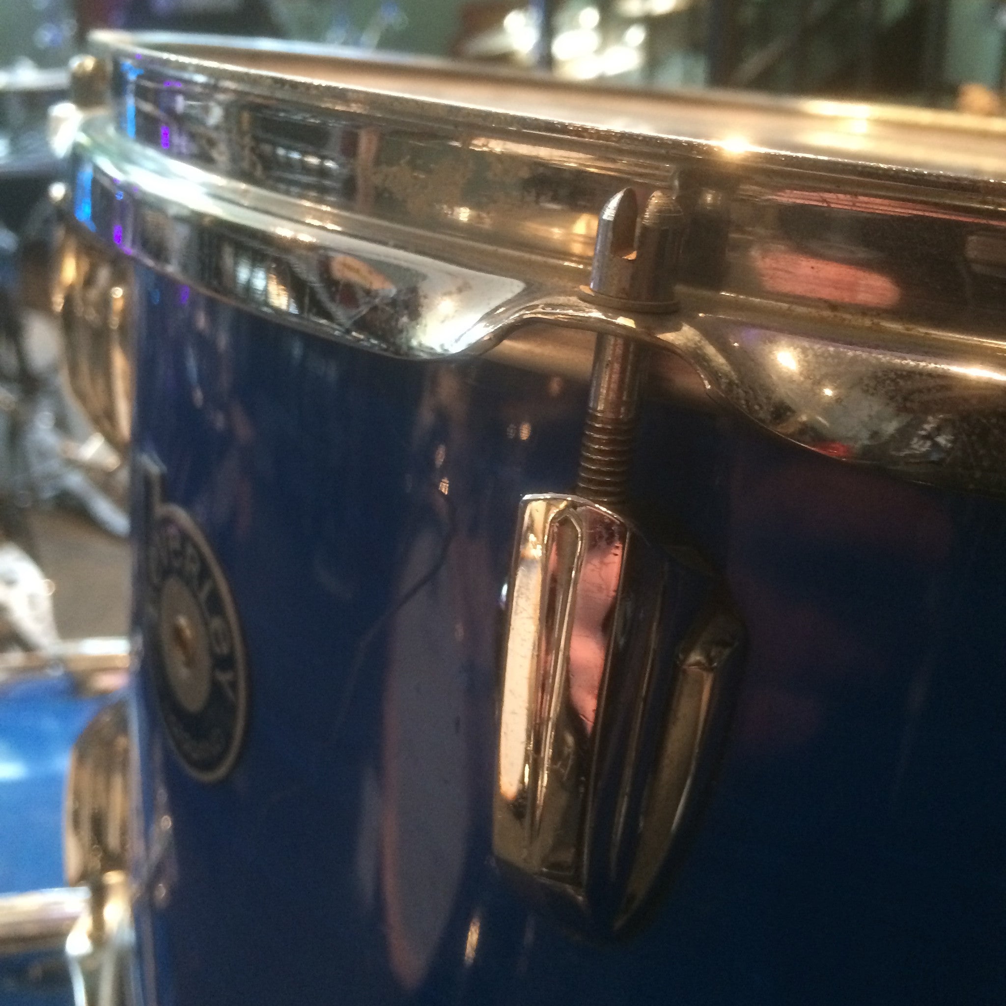 Beverly blue vintage drum kit at Newcastle Drum Centre