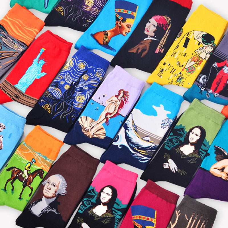 Literatura Dalset Vibrar Artesocks™ - Calcetines con diseño de arte – DozeChill