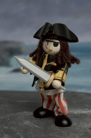 Budkins Pirate with Eye Patch - Le Toy Van BK978