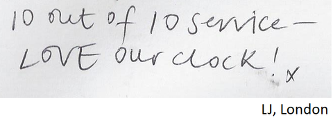 Customer comments on Bramwell Brown Weather Clock