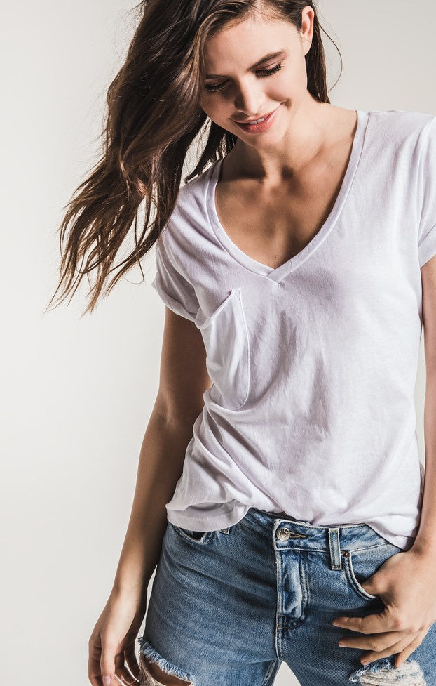 Z Supply The Pocket Tee - White
