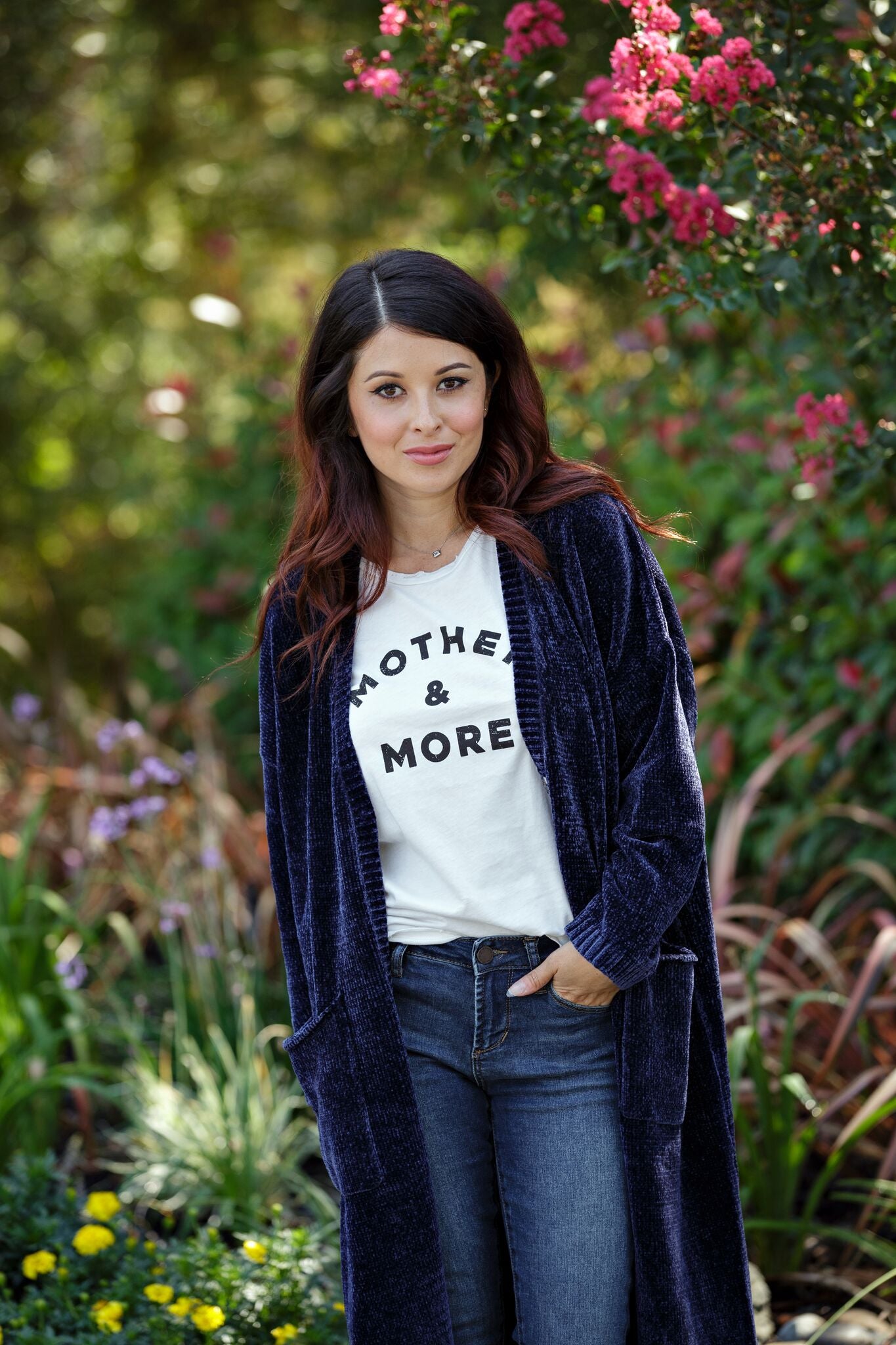Lost + Wander Liberty Sweater Cardigan-Navy