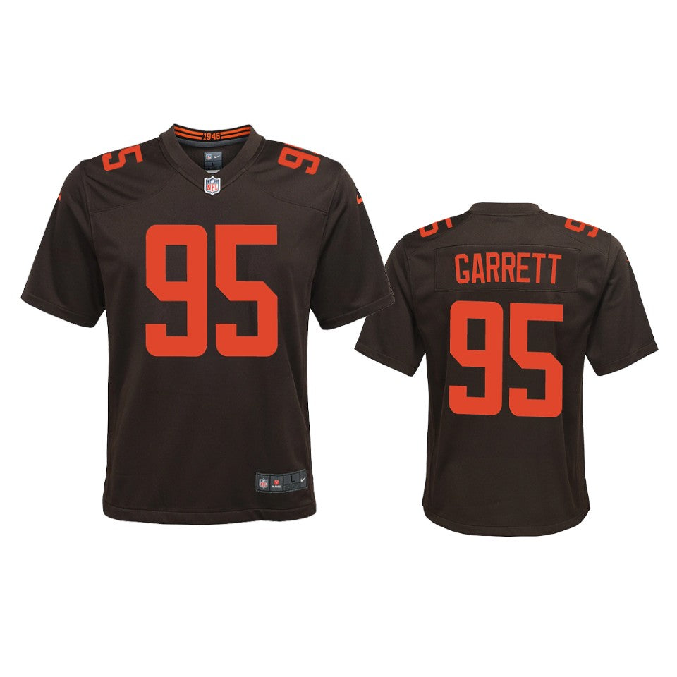 Brown Women's Myles Garrett Cleveland Browns Limited Color Rush Jersey