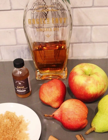 Bear Down ingredients including Anise Organic Royal Rose Simple Syrup 