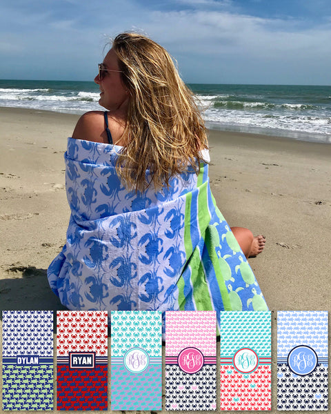 custom beach towels