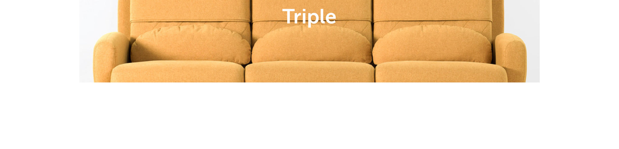 Turtleneck Sofa Triple from Playful Angles Furniture by Ziinlife