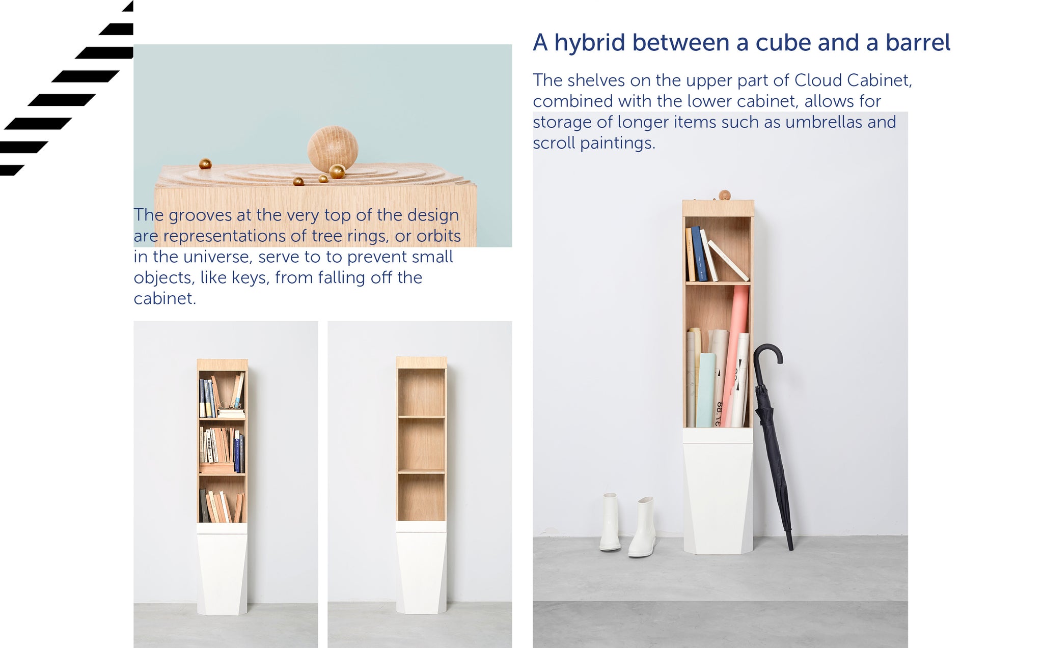 Cloud Cabinet from Playful Angles Furniture Collection by Ziinlife