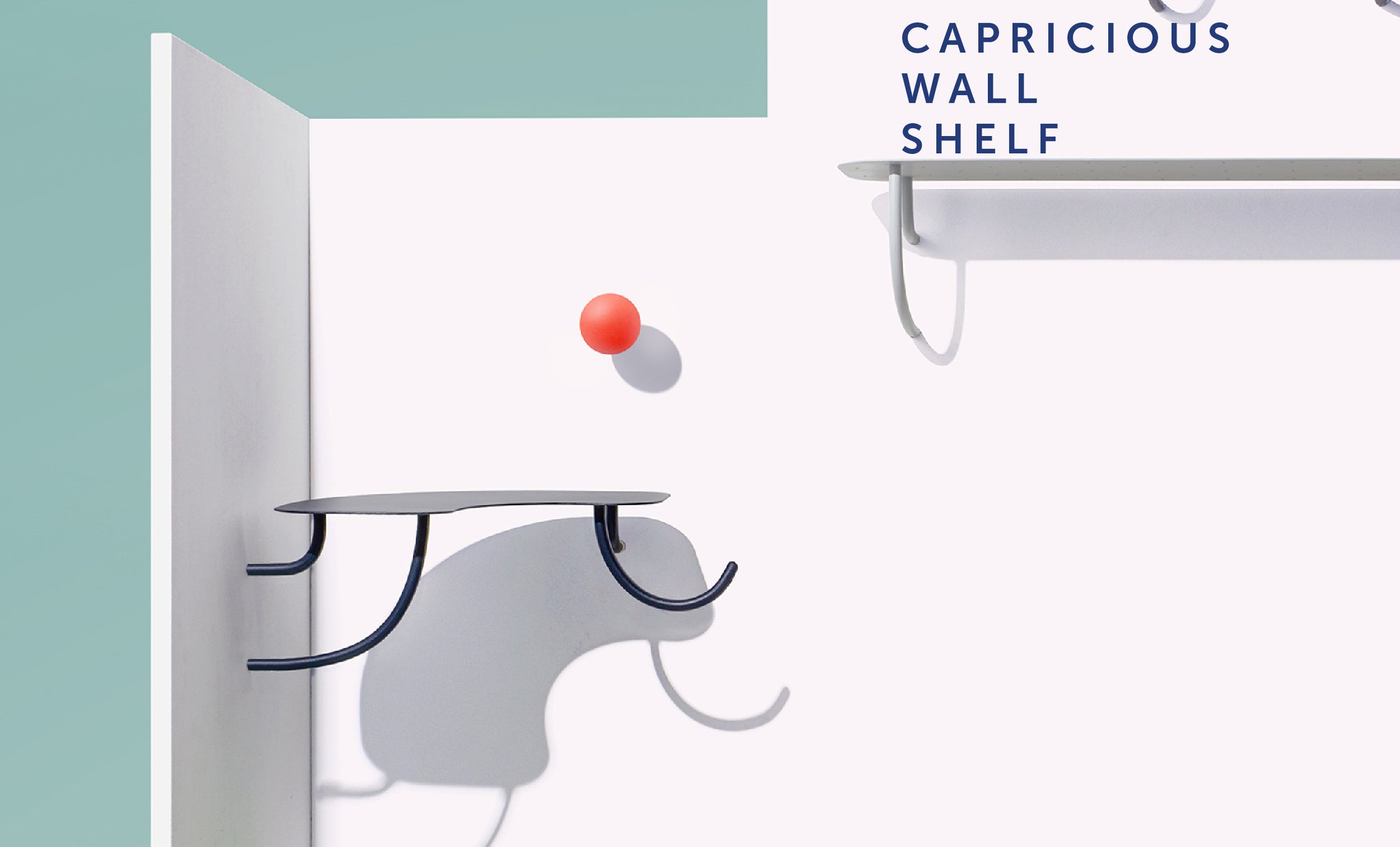 Capricious Wall Shelf from Playful Angles Furniture Collection by Ziinlife