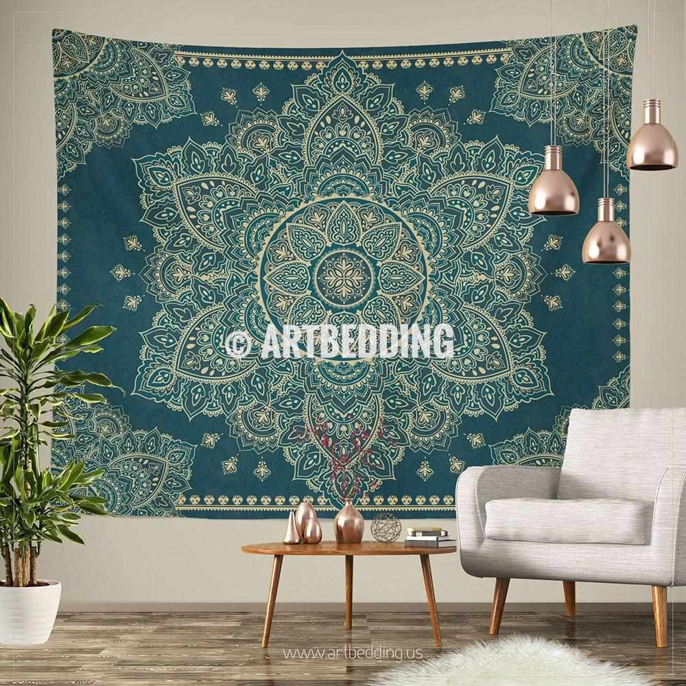 Large Wall Art Wall Decor Flower Wall Art Wall Hanging Tapestry Wanderlust Tapestry Floral Tapestry Tapestry Wall Hanging
