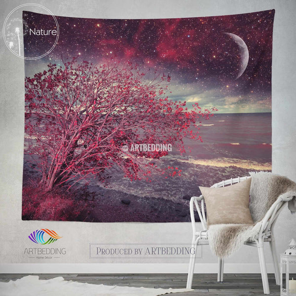 Dreamy Night Sky Wall Tapestry Night Sky Wall Tapestry Serenity Night Wall Decor Magical Night Wall Hanging Bohemian Wall Tapestry Artbedding