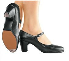 black folklorico shoes