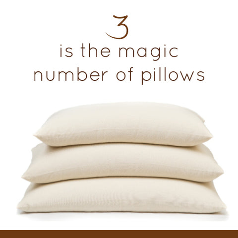 3 is the magic number of pillows for side sleepers comfycomfy buckwheat pillows