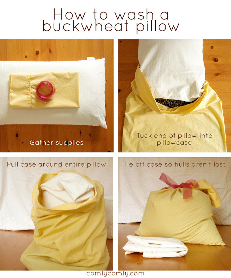 how to wash a buckwheat pillow - from ComfyComfy