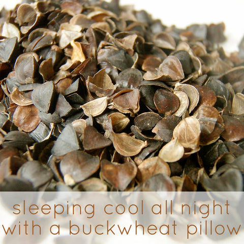 ComfyComfy ComfySleep buckwheat hull pillows sleeping cool