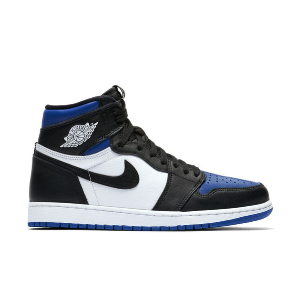 jordan retro 1 white black and blue