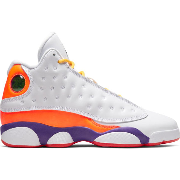 retro 13 white black court purple total orange