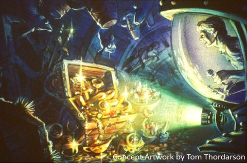Thor original concept designs for Tokyo Disney Sea's 20,000 Leagues Under the Sea ride