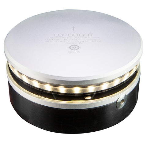 Lopolight 360° White Anchor Light - 2nm f-Vessels up to 164'(50M) - Horizontal Mounting