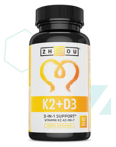 Zhou Nutrition Vitamin K2 + D3 Seasonal Affective Disorder Supplement