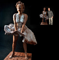 Marilyn Monroe Chocolate Sculpture