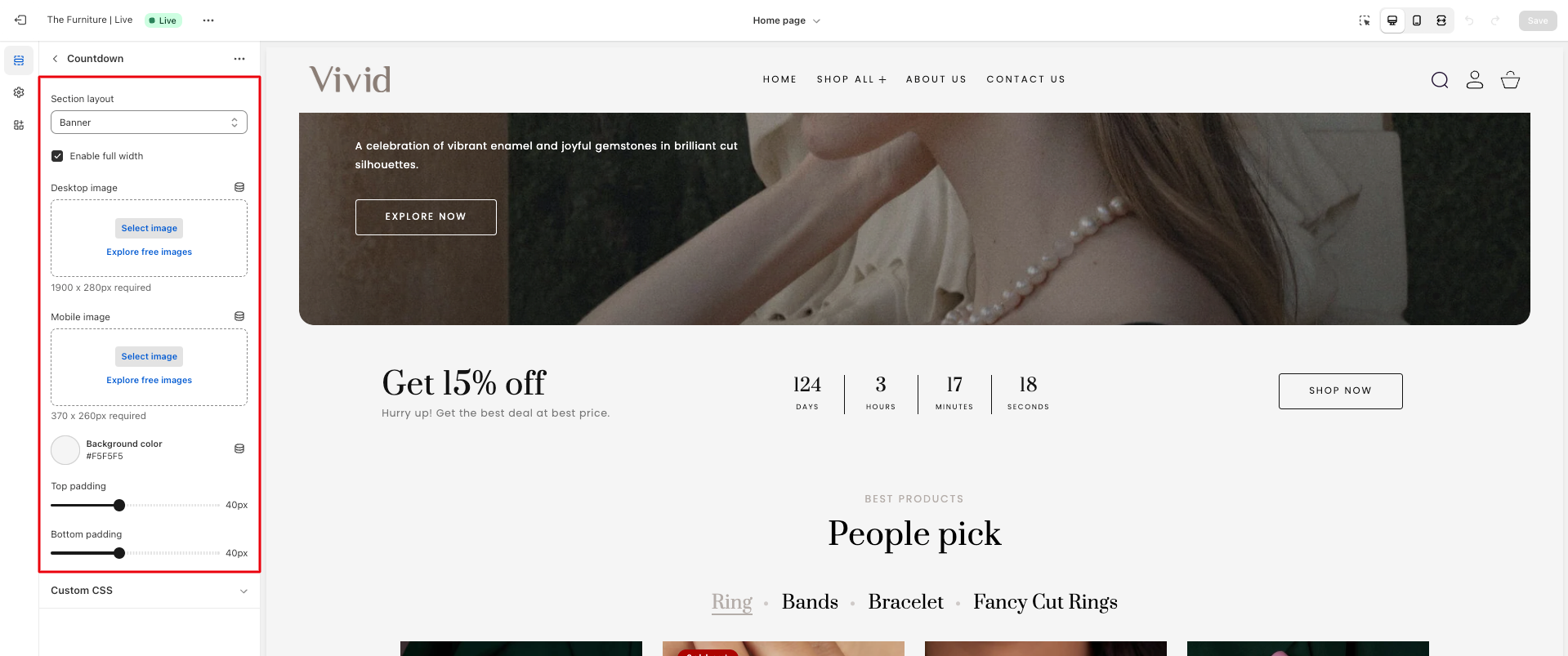 Vivid Shopify premium theme - Slash themes