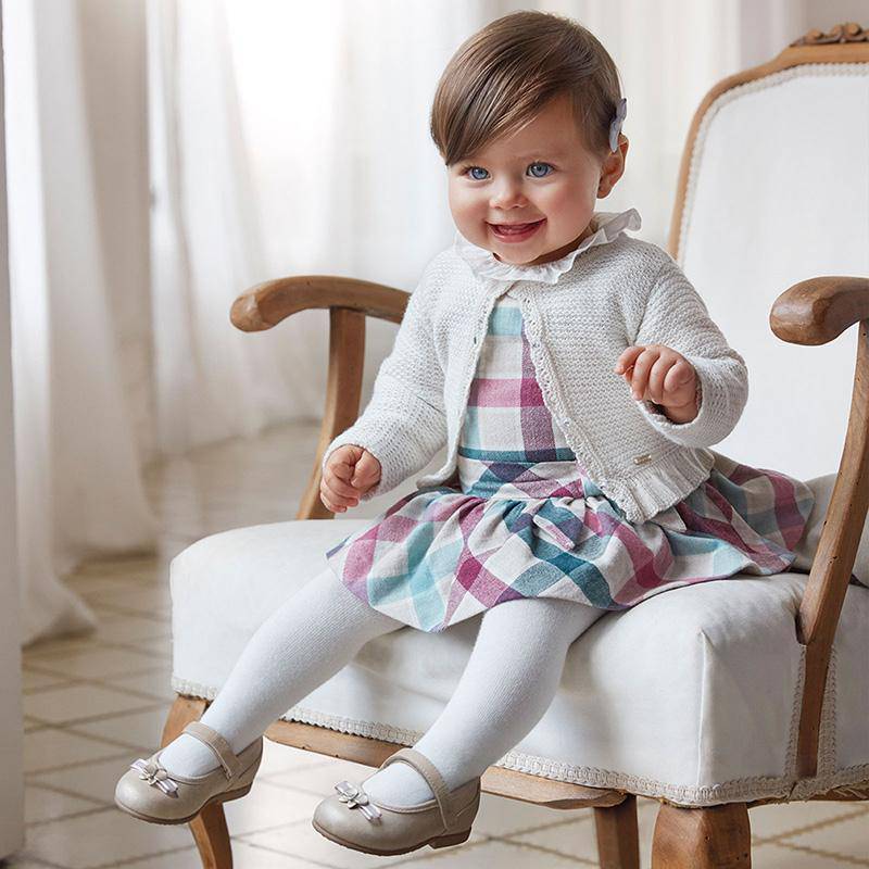 tono Caballero amable exageración Mayoral Plaid Dress For Baby Girl – Little Miss Muffin Children & Home