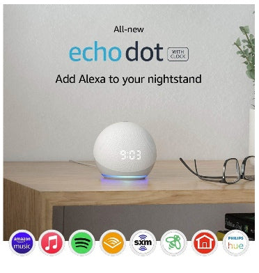 amazon echo dot 3rd gen clock