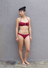 Classic Bikini Bottom in Beet Red