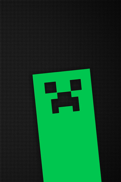 Minecraft Creeper Minimalistic Poster My Hot Posters 