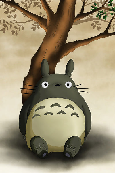 My Neighbor Totoro Tree Anime Manga Poster – My Hot Posters