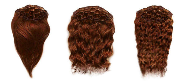 reddish clip-in hair extensions