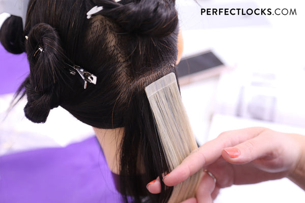 tape-in hair extensions install classes