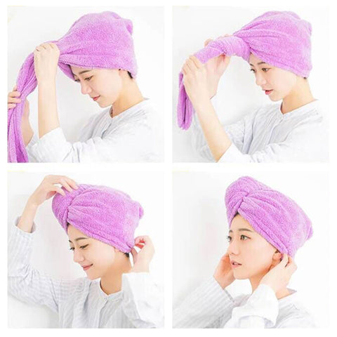 microfiber hair wrap towel